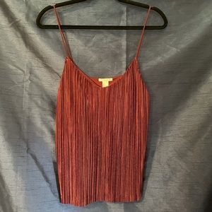 H&M Burgundy Spaghetti Strap Top